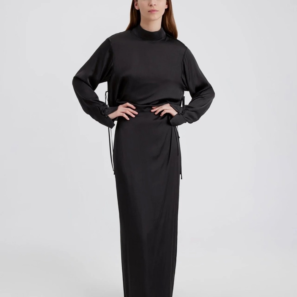 Elegant Black Maxi Skirt